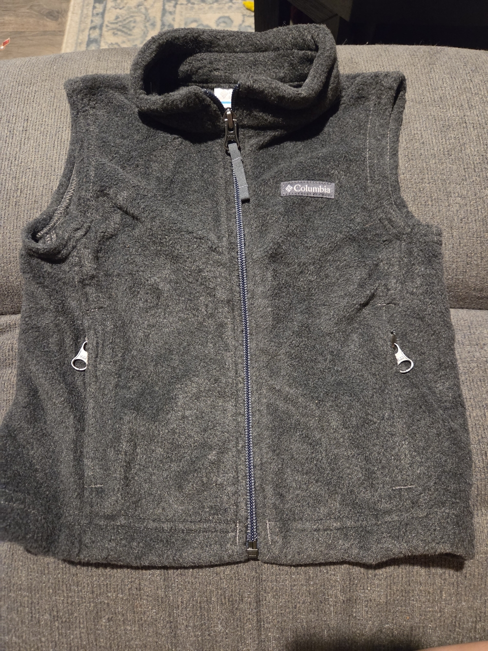 Columbia Kids Gray Fleece Vest